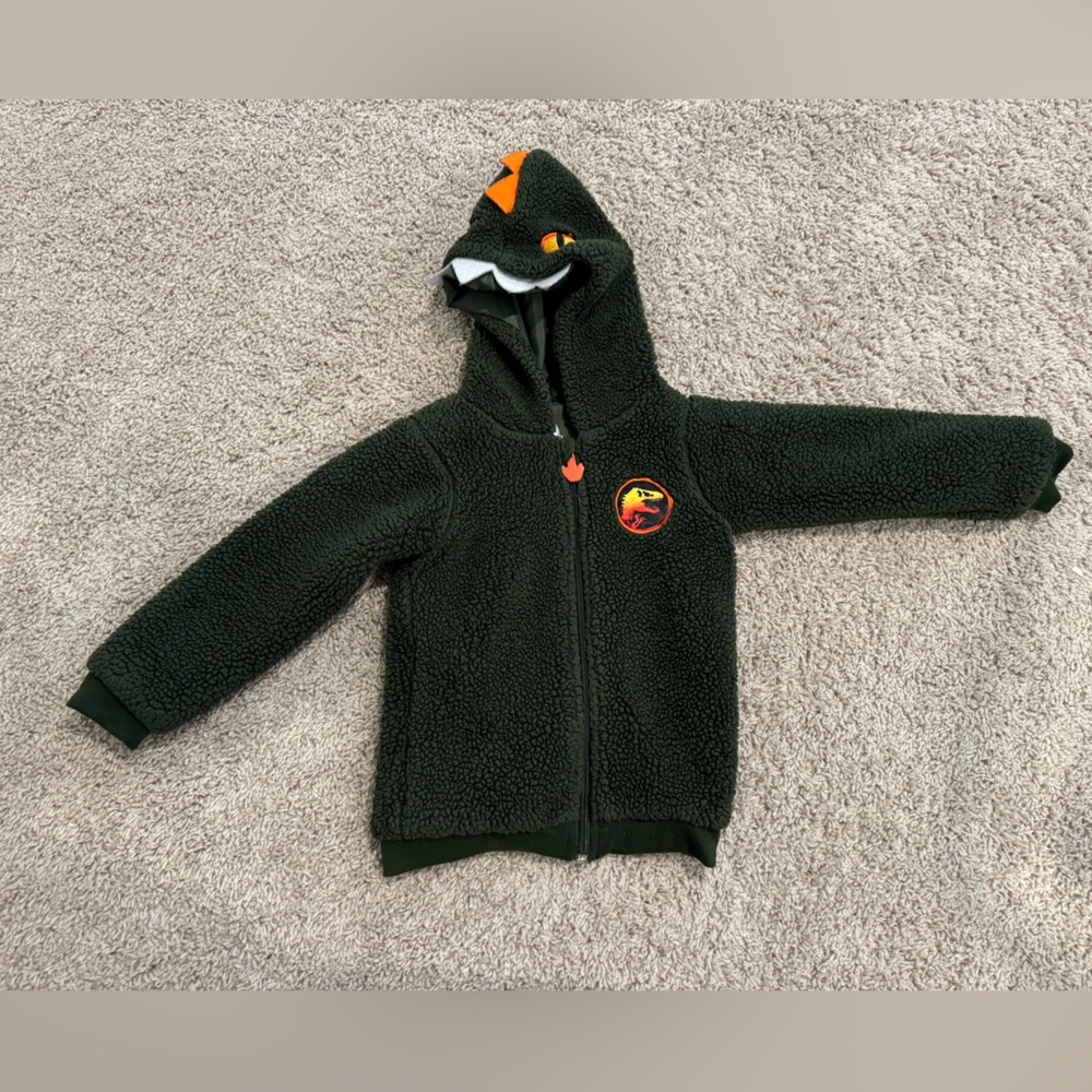 Boys Jurassic Park zip up hoodie